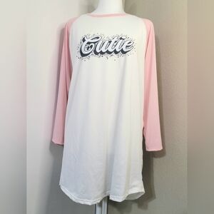 LuLaRoe Rainbow Colored Size XL Baseball Shirt